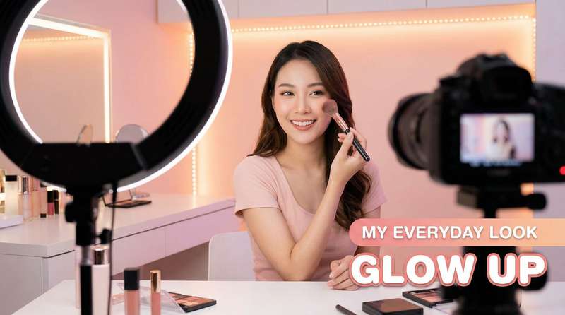 黄色仓库美妆视频教程